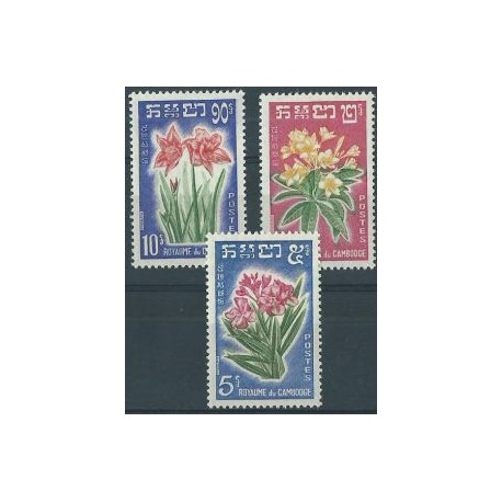 Kambodża - Nr 118 - 20 1961r - Kwiaty