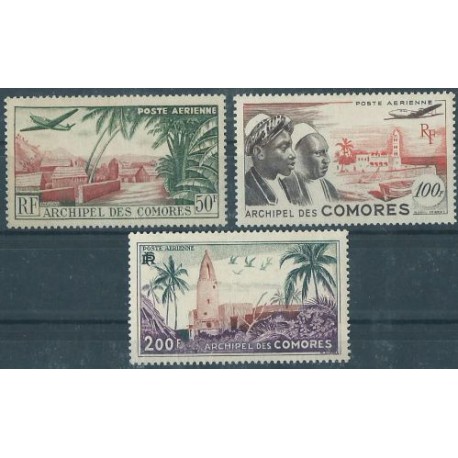 Komory - Nr 032 - 34 1950r - Ptaki - Kol. francuskie