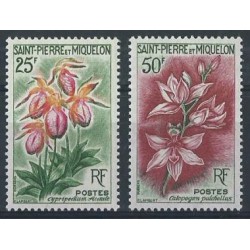 SPM - Nr 394 - 95 1962r - Kwiaty - Kol. francuskie