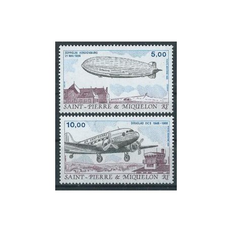 SPM - Nr 559 - 60 1988r - Samoloty - Zeppelin