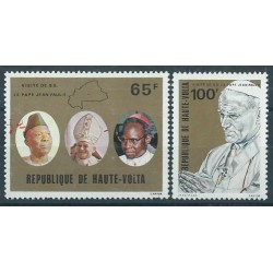 Górna Volta - Nr 782 - 83 Chr 15 A 1980r - Papież