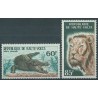 Górna Volta - Nr 170 - 71 1965r - Lew - Krokodyl