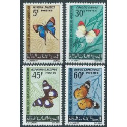 Mauretania - Nr 290 - 93 1966r - Motyle