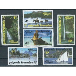 Polinezja Fr - Nr 599 - 04 1992r - Ryba - Koń - Krajobraz
