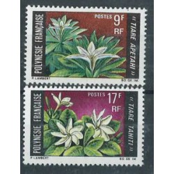 Polinezja Fr. - Nr 090 - 91 1969r - Kwiaty