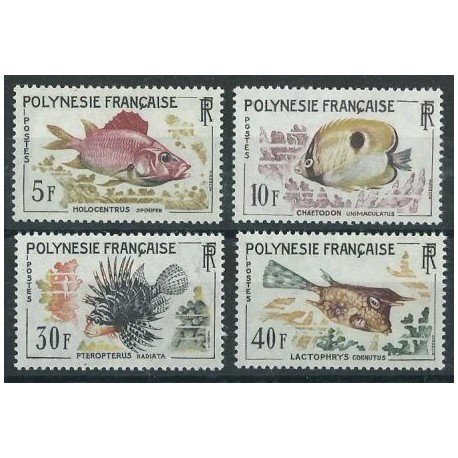 Polinezja Fr. -  Nr 024 - 27 1962r - Ryby