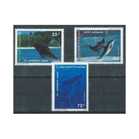 Polinezja Fr - Nr 650 - 52 1994r. - Ssaki morskie