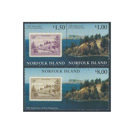 Norfolk - Nr 635 - 37 1997r - Drzewa -  Krajobrazy