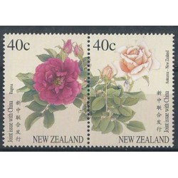 Nowa Zelandia - Nr 1638 - 39 1997r - Kwiaty