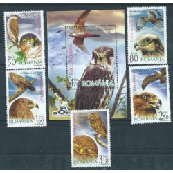 Rumunia - Nr 6184 - 88 Bl 395 2007r - Ptaki