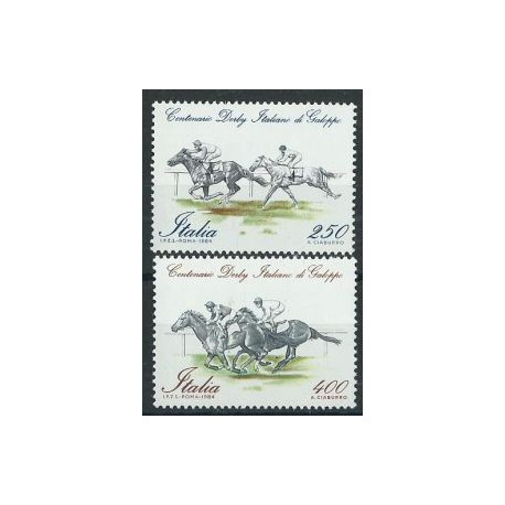 Włochy - Nr 1889 - 90 1984r - Konie