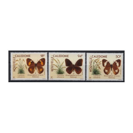 Nowa Kaledonia - Nr 867 - 69 1990r - Motyle