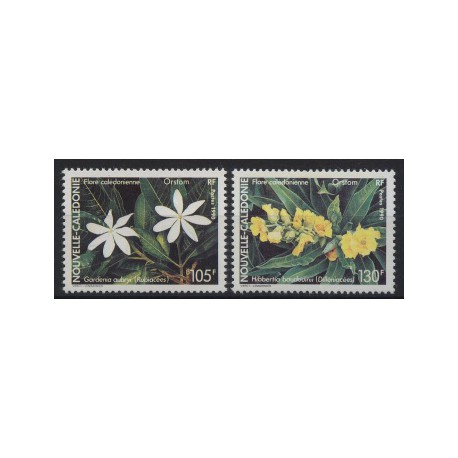 Nowa Kaledonia - Nr 887 - 88 1990r - Kwiaty