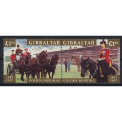 Gibraltar - Nr 801 - 02 1997r - Konie