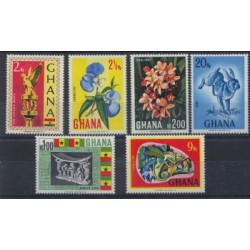 Ghana - Nr 313 - 18 1967r - Kwiaty - Ssaki