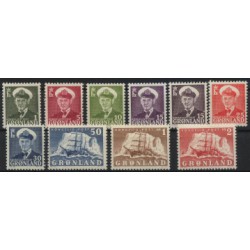 Grenlandia - Nr 028 - 36 A,B1950r - Marynistyka