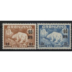 Grenlandia - Nr 037 - 38 1956r - Ssaki
