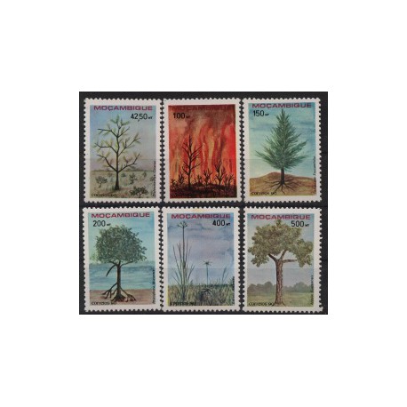 Mozambik - Nr 1215 - 20 1990r - Drzewa