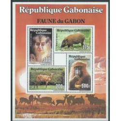 Gabon - Bl 64 1990r - Ssaki
