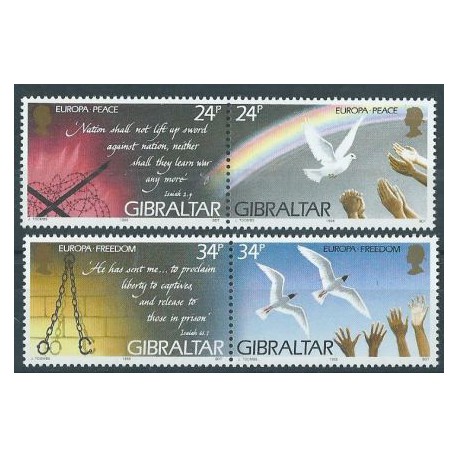 Gibraltar - Nr 710 - 13 1995r - CEPT - Ptaki