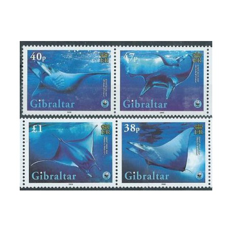 Gibraltar - Nr 1150 - 53 Pasek 2006r - WWF - Ryby