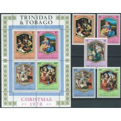 Trynidad & Tobago - Nr 274 - 78 Bl 1 1970r - Boże Narodzenie