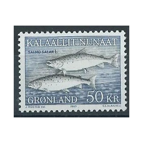 Grenlandia - Nr 140 1983r - Ryby -  Słania