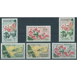Gabon - Nr 160 - 65 1961r - Kwiaty