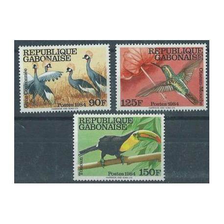 Gabon - Nr 924 - 26 1984r - Ptaki