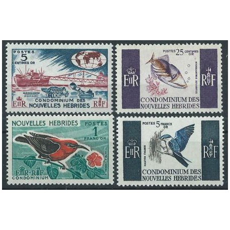 Nowe Hebrydy - Nr 240 - 43 1966r - Ptaki - Ryba