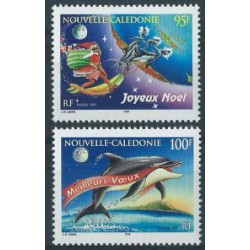Nowa Kaledonia - Nr 1117 - 18 1997r - Boże Narodzenie - Ssaki morskie