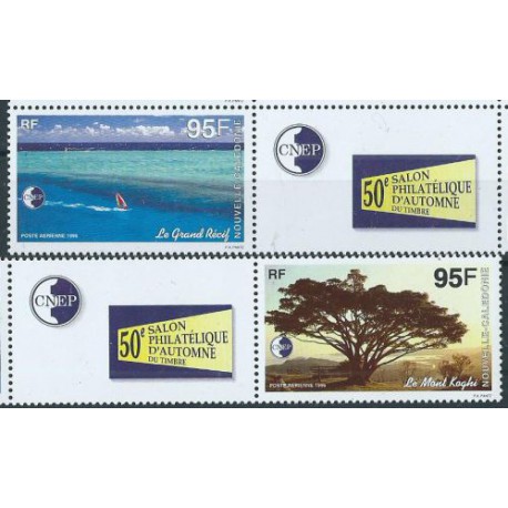 Nowa Kaledonia - Nr 1086 - 87 Pasek 1996r - Drzewo