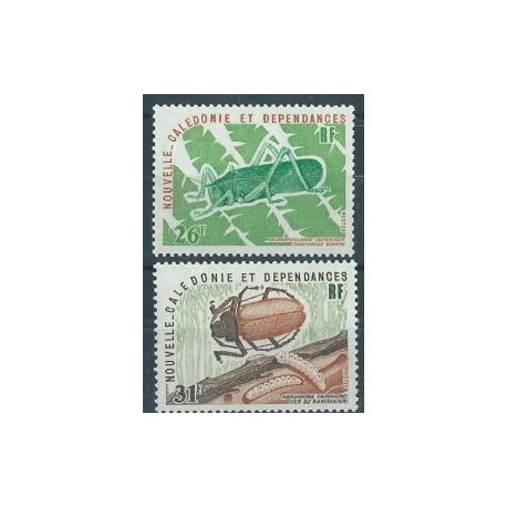 Nowa Kaledonia - Nr 589 - 90 1977r - Insekty