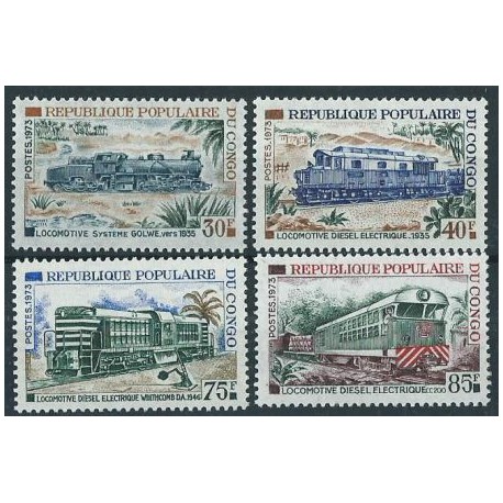 Kongo - Nr 379 - 82 1973r - Koleje