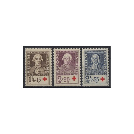 Finlandia - Nr 188 - 90 1935r - Czerwony Krzyż