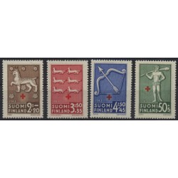 Finlandia - Nr 271 - 74 1943r - Czerwony Krzyż
