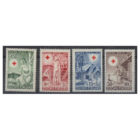 Finlandia - Nr 361 - 64 1949r - Czerwony Krzyż