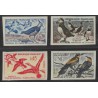 Francja - Nr 1326 - 27 , 1332 - 33 Próby 1960r - Ptaki