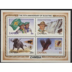 Zambia - Bl 11 1982r - Ptaki