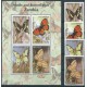 Zambia - Nr 706 - 12 + Klb 1997r - Motyle