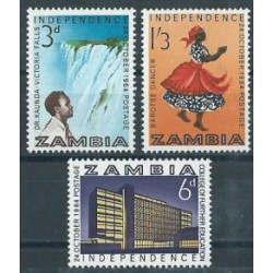 Zambia - Nr 015 - 17 1964r - Wodospad