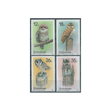 Zimbabwe - Nr 360 - 63 1987r - Ptaki