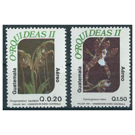 Gwatemala - Nr 1351 - 52 1996r - Kwiaty
