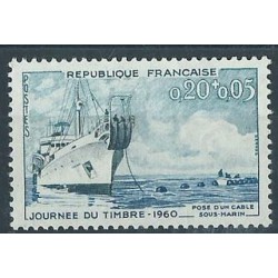 Francja - Nr 1293 1960r - Marynistyka