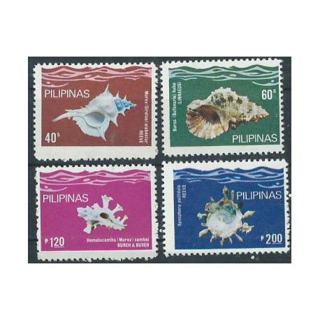 Filipiny - Nr 1380 - 83 1980r - Muszle