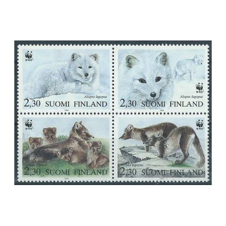 Finlandia - Nr 1202 - 05 1993r - WWF -  Ssaki