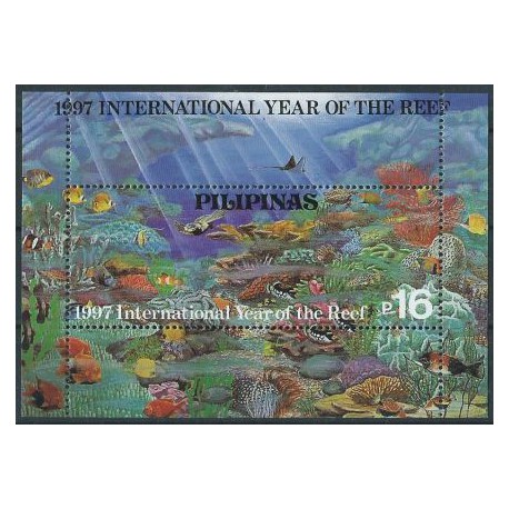 Filipiny - Bl 115 1997r - Fauna morska