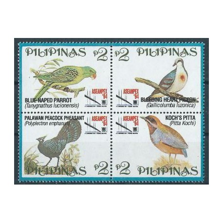 Filipiny - Nr 2452 - 55 1994r - Ptaki