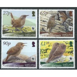 Falklandy - Nr 1078 - 81 2009r - WWF - Ptaki