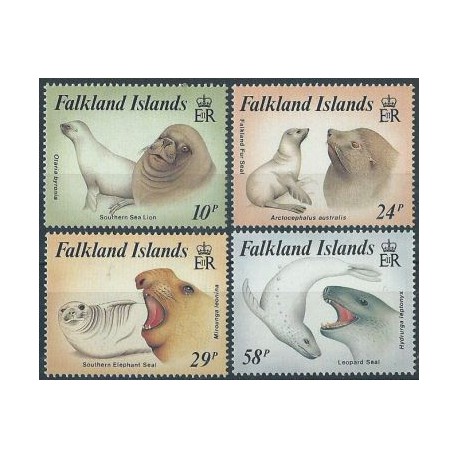 Falklandy - Nr 464 - 67 1987r - Ssaki morskie